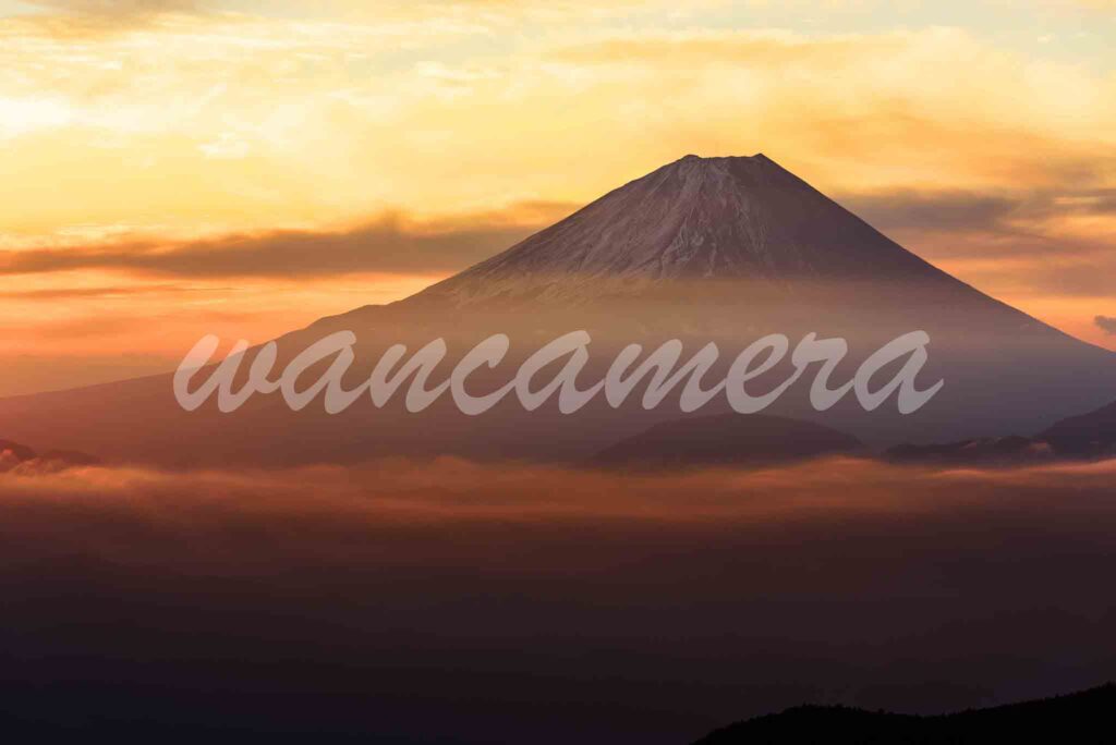 櫛形山×富士山　雲海