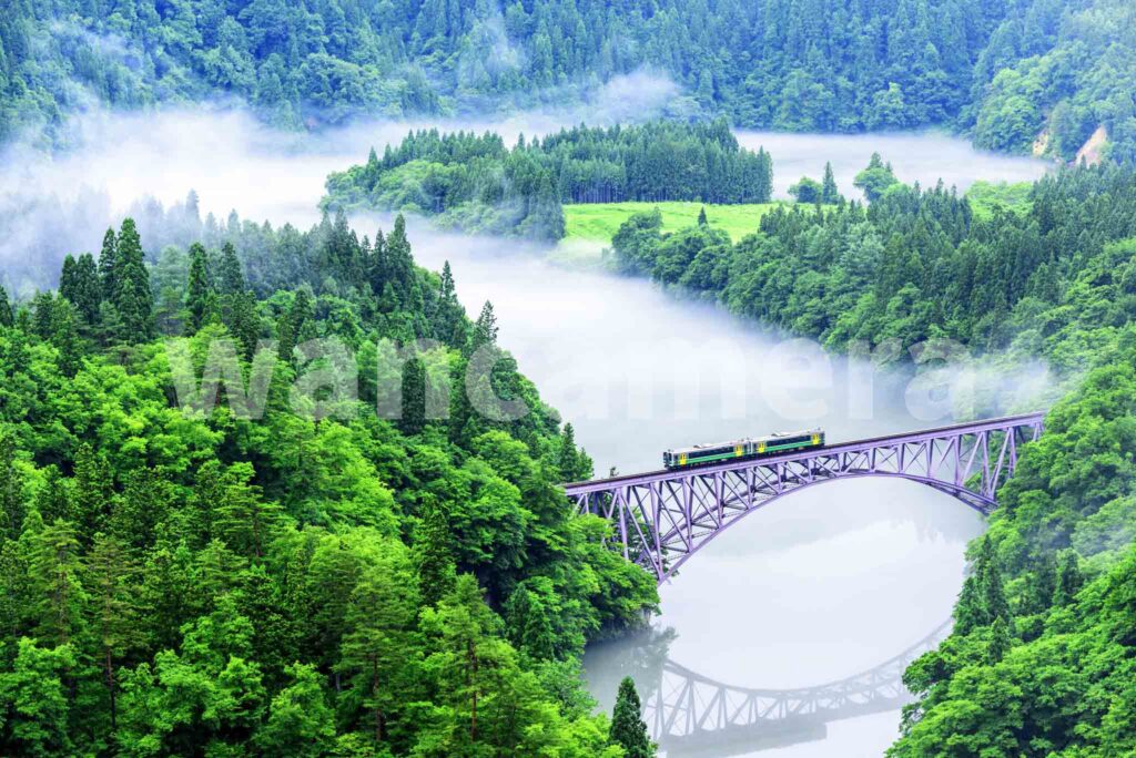 福島県　第一只見川橋梁